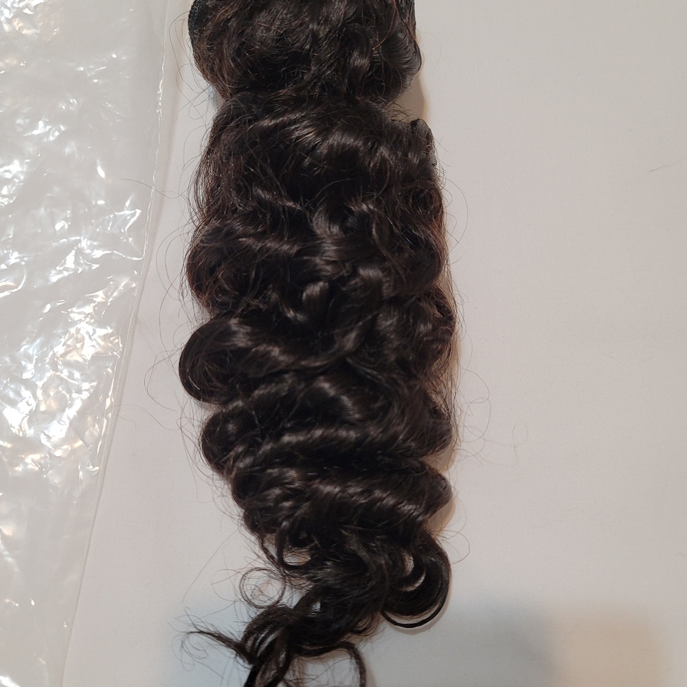 Ombre deep wave 14 inch hair extensions V-HW-N-DW-14